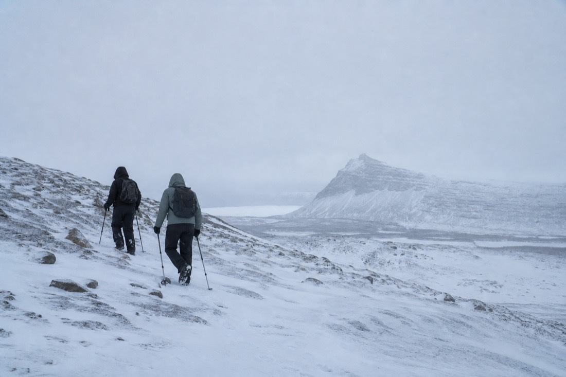 Snow-covered Finnish Lapland landscape in natural winter light